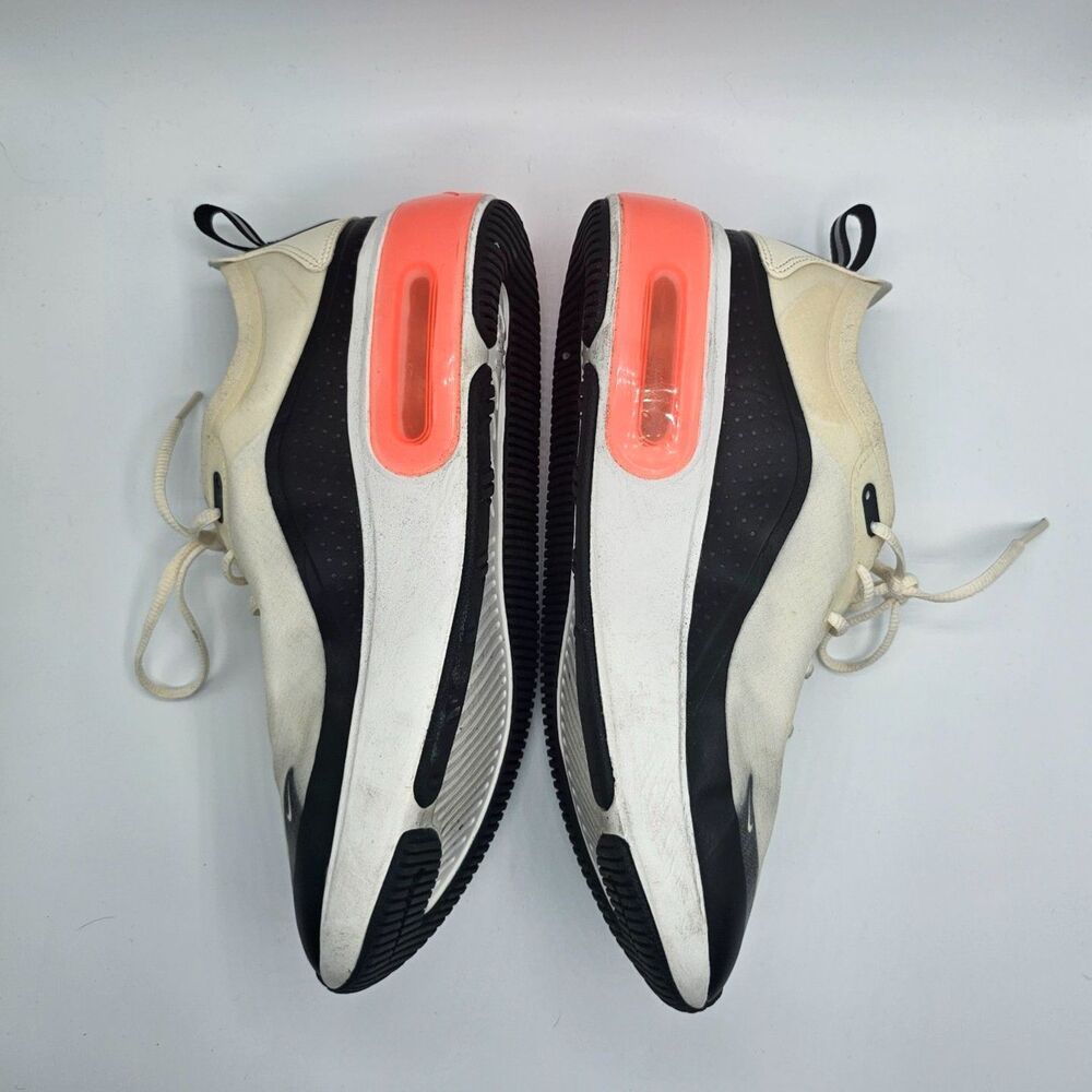 Nike Air Max Dia Women 8.5 Cream Black Coral Cushioned Sneakers - Picture 6 of 11